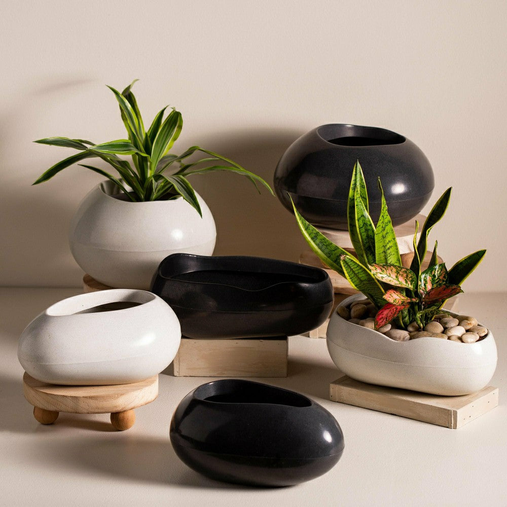 Globe Stone Planter | Plow & Hearth