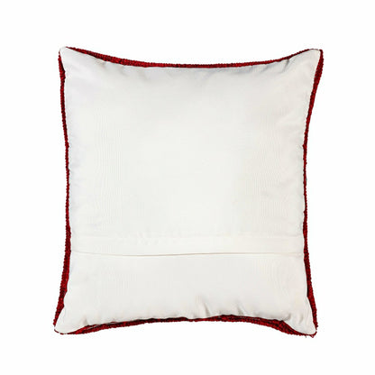 Indoor/Outdoor Hooked Cardinal Throw Pillow | Plow & Hearth