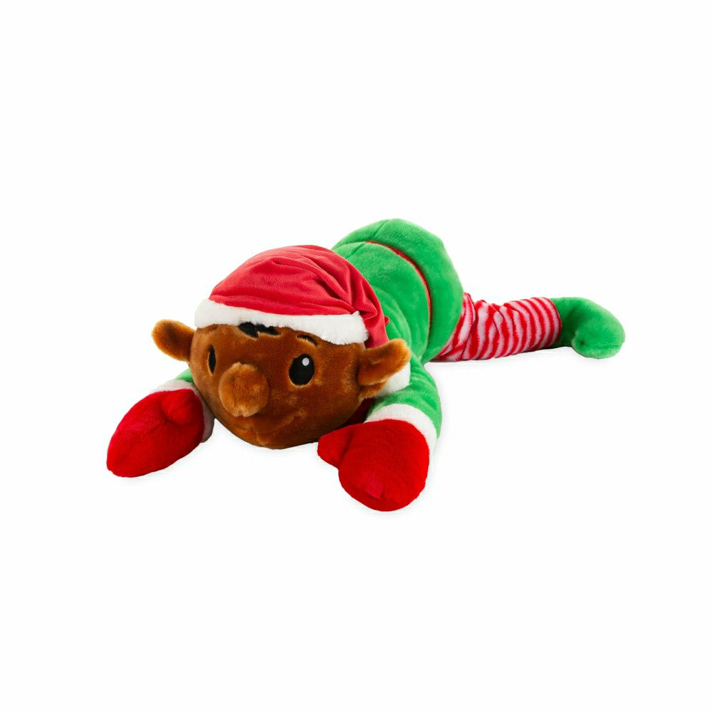 Tingle Elf Plush Cuddle Holiday Body Pillow | Plow & Hearth