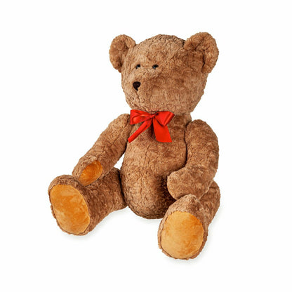 Oversized Plush Bear with Bow | Plow & Hearth