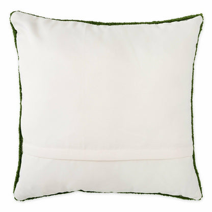 Indoor/Outdoor Pink Tulips Hooked Polypropylene Throw Pillow | Plow & Hearth