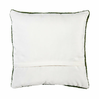 Indoor/Outdoor Sunflower Hooked Polypropylene Throw Pillow 18"x18" | Plow & Hearth