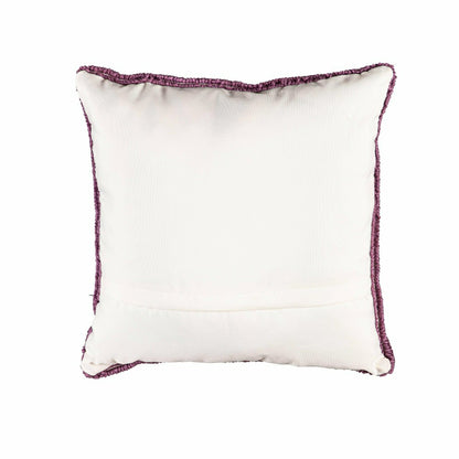 Indoor/Outdoor Bluebird Hooked Polypropylene Throw Pillow 18"x18" | Plow & Hearth
