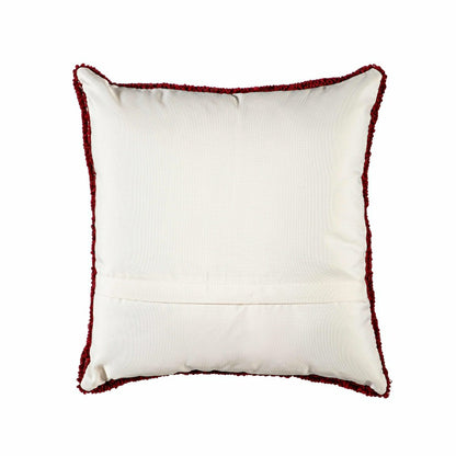 Indoor/Outdoor Hooked Polypropylene Mushroom Umbrella Throw Pillow 18" | Plow & Hearth