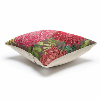 Indoor/Outdoor Chrysanthemum Polypropylene Throw Pillow | Plow & Hearth