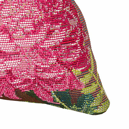 Indoor/Outdoor Chrysanthemum Polypropylene Throw Pillow | Plow & Hearth