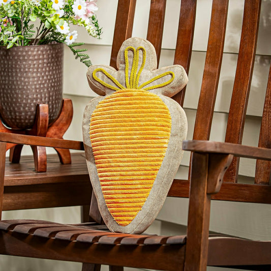 Carrot Shaped Pillow, 20"H | Plow & Hearth