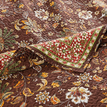 Patterned Quilted Throw | Plow & Hearth