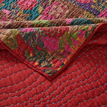 Patterned Quilted Throw | Plow & Hearth