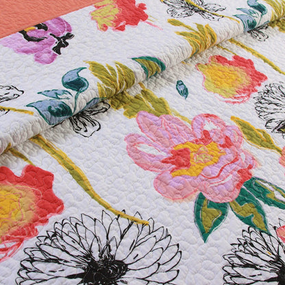 Patterned Quilted Throw | Plow & Hearth