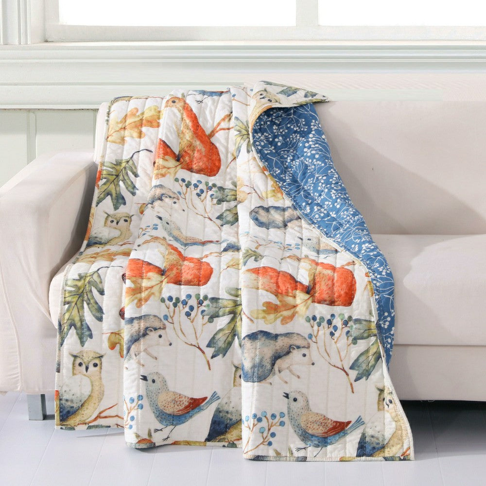 Patterned Quilted Throw | Plow & Hearth