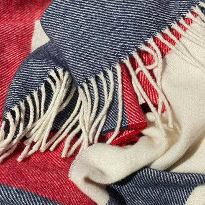 Peace Freedom Lambswool Blanket, 48” x 72” | Plow & Hearth
