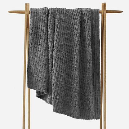 Waffle Lightweight Throw | Plow & Hearth