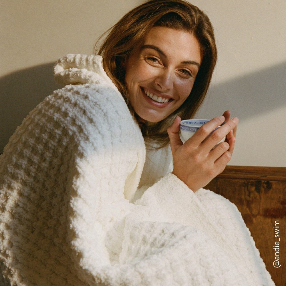 Waffle Lightweight Throw | Plow & Hearth