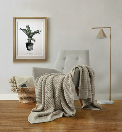 Waffle Lightweight Throw | Plow & Hearth