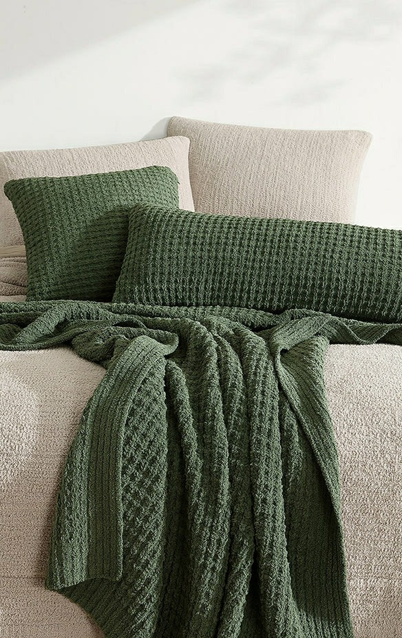 Waffle Lightweight Throw | Plow & Hearth