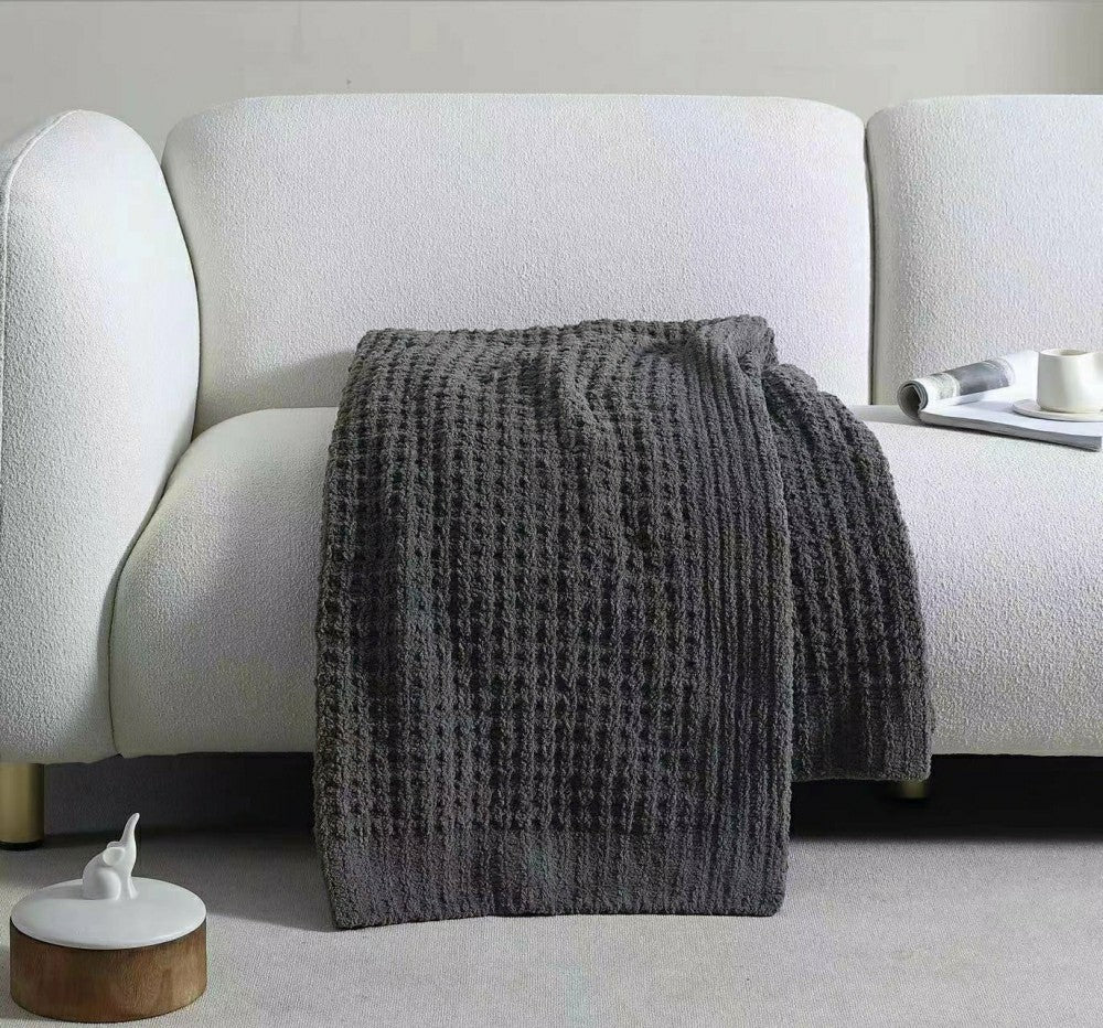 Waffle Lightweight Throw | Plow & Hearth