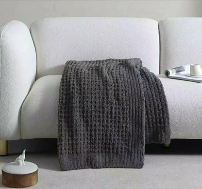 Waffle Lightweight Throw | Plow & Hearth