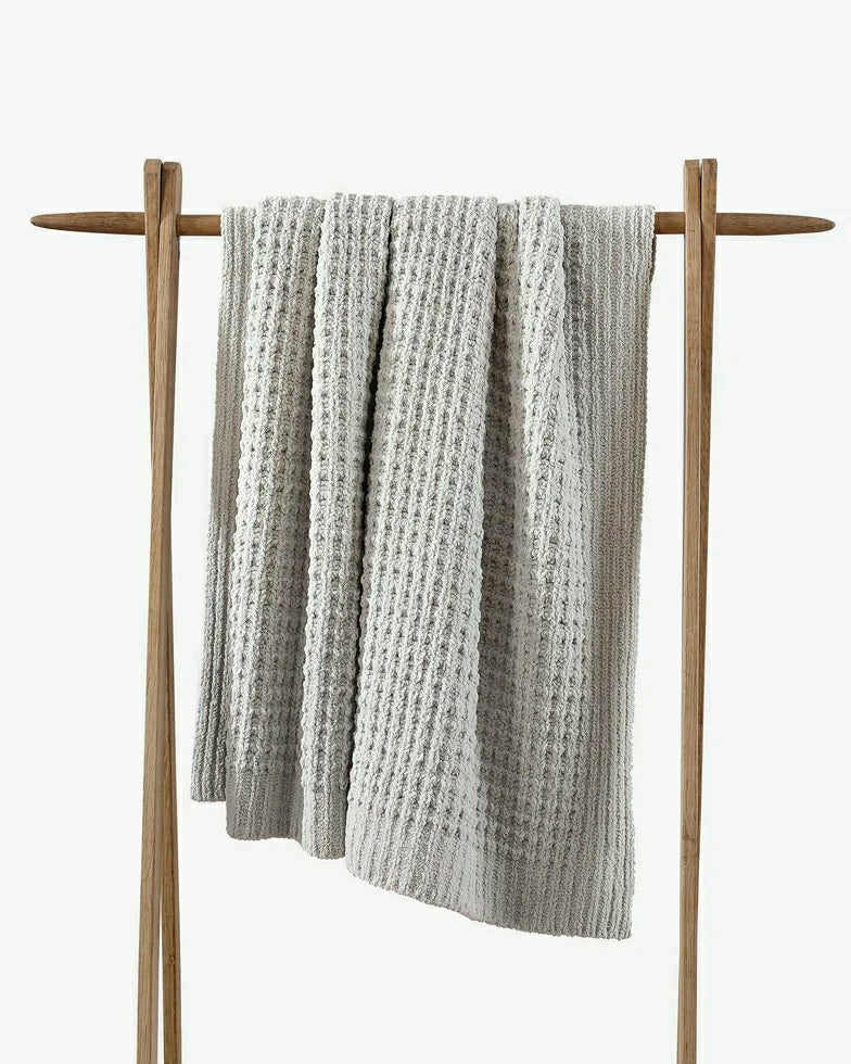 Waffle Lightweight Throw | Plow & Hearth