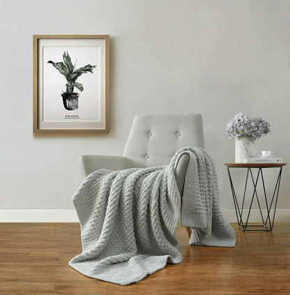 Waffle Lightweight Throw | Plow & Hearth