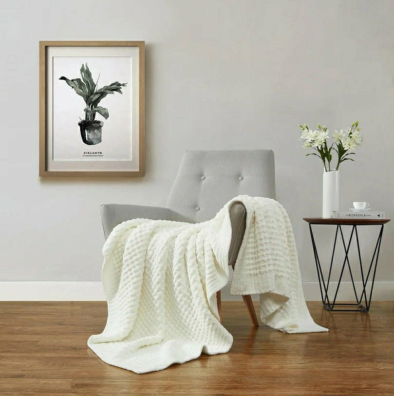 Waffle Lightweight Throw | Plow & Hearth