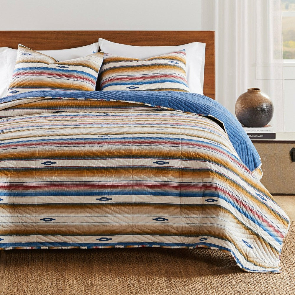 Painted Desert Sapphire Reversible Bedding | Plow & Hearth