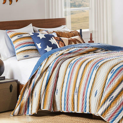 Painted Desert Sapphire Reversible Bedding | Plow & Hearth