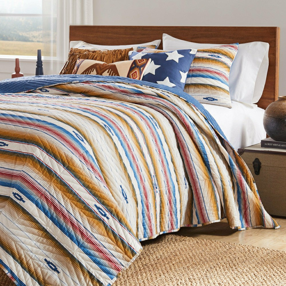 Painted Desert Sapphire Reversible Bedding | Plow & Hearth