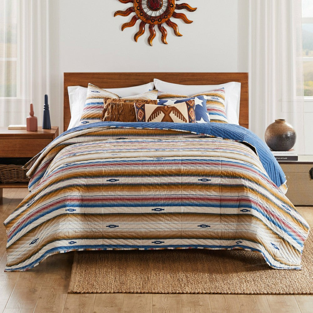 Painted Desert Sapphire Reversible Bedding | Plow & Hearth