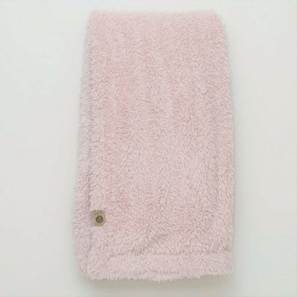 Angel Plush Blanket, 48” x 72”, Dusty Pink | Plow & Hearth