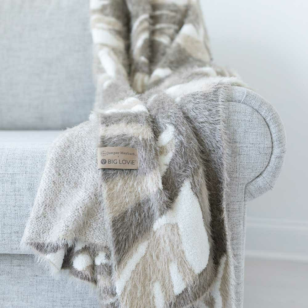 Dream Jumper Maybach Knit Blanket, Pluto, 48” x 72” | Plow & Hearth