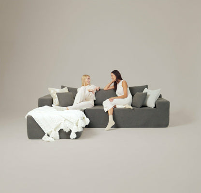 Braided Pom Pom Throw | Plow & Hearth