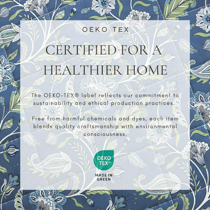 Indira Floral Boho Printed Cotton Quilt Set | Plow & Hearth