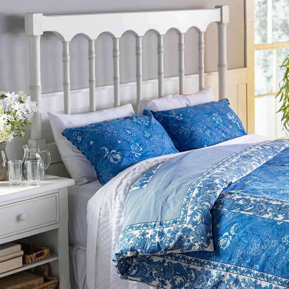 Porcelain Rose Pillow Cover | Plow & Hearth