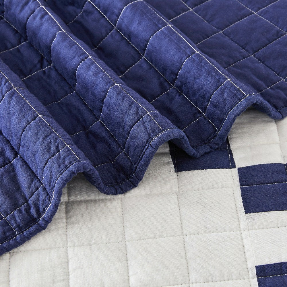 Irish Chain Patchwork Cotton Quilt Set | Plow & Hearth