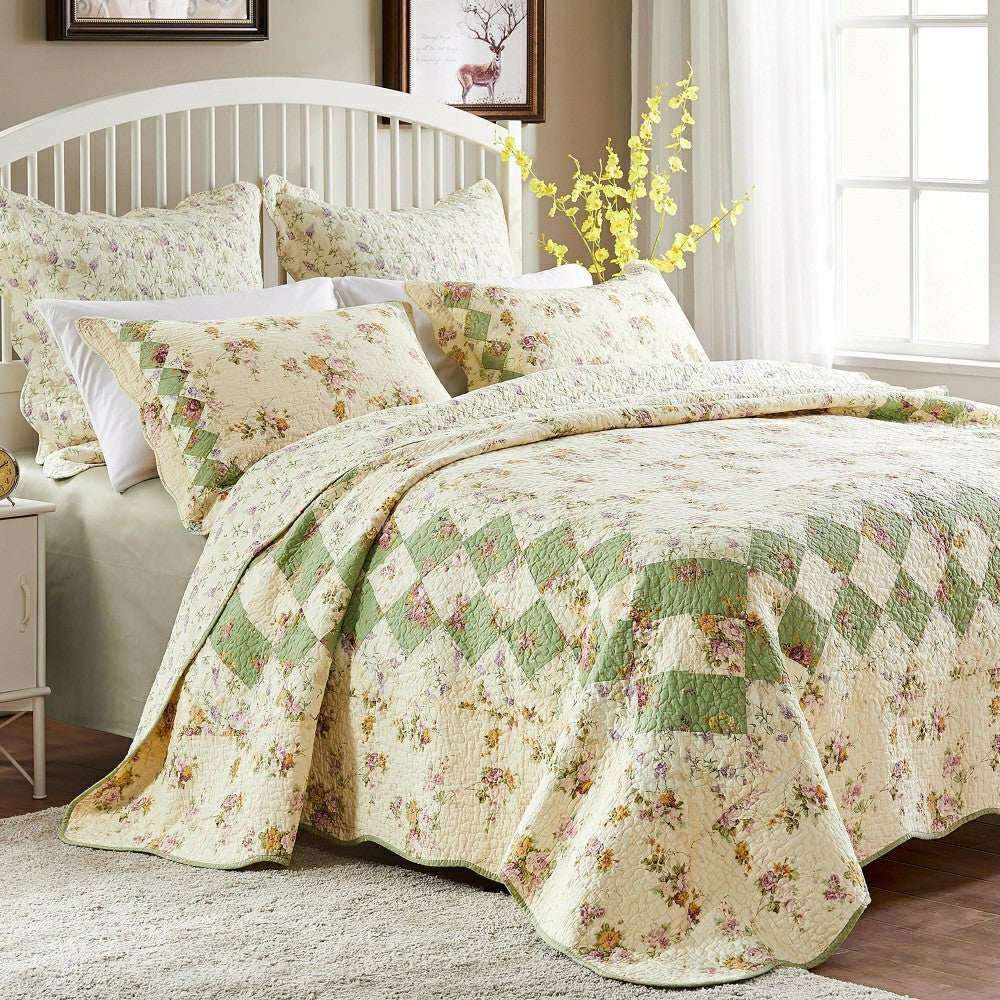 Dorothy Quilted Bedding Set, Full/Queen | Plow & Hearth