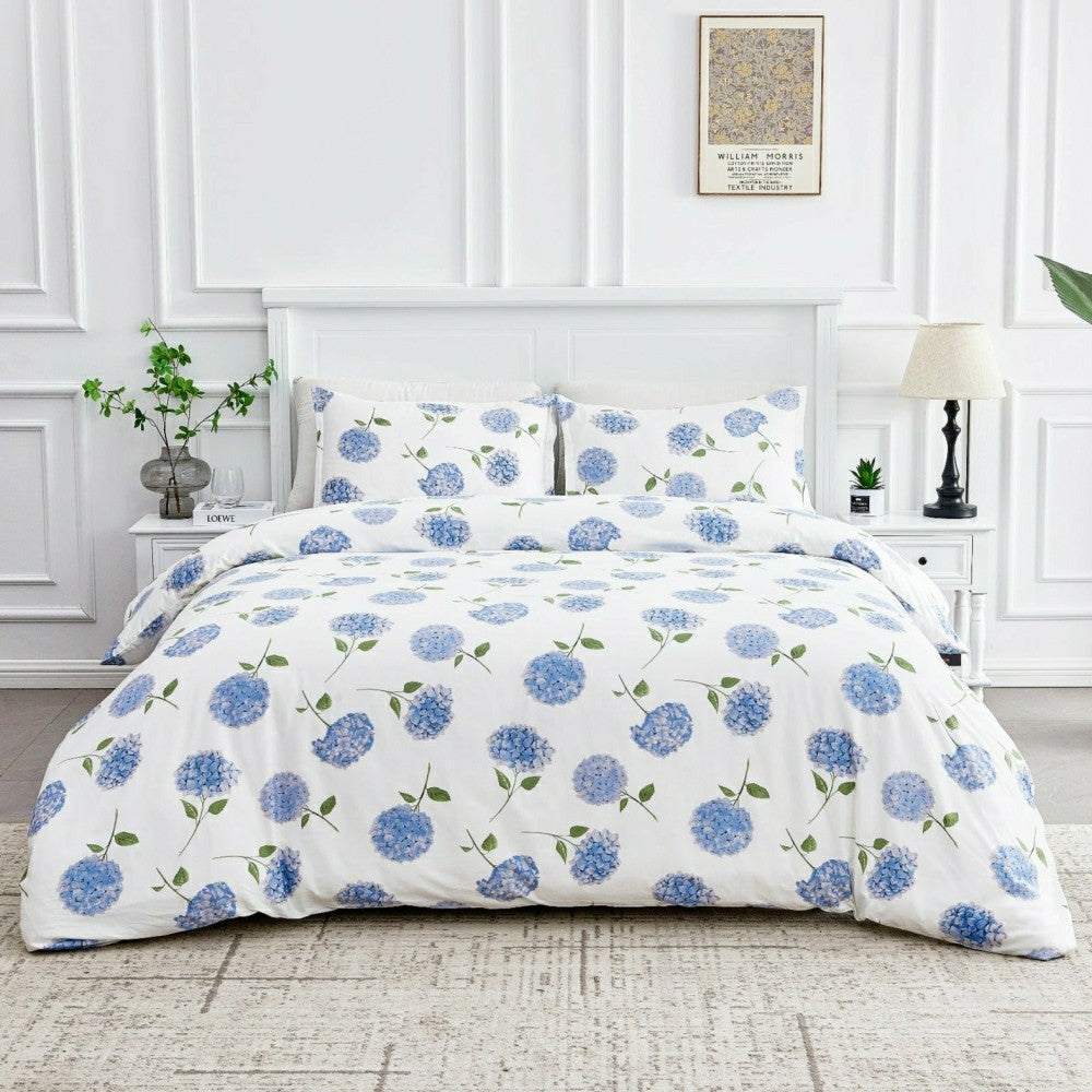 Hydrangea Printed Duvet Set | Plow & Hearth