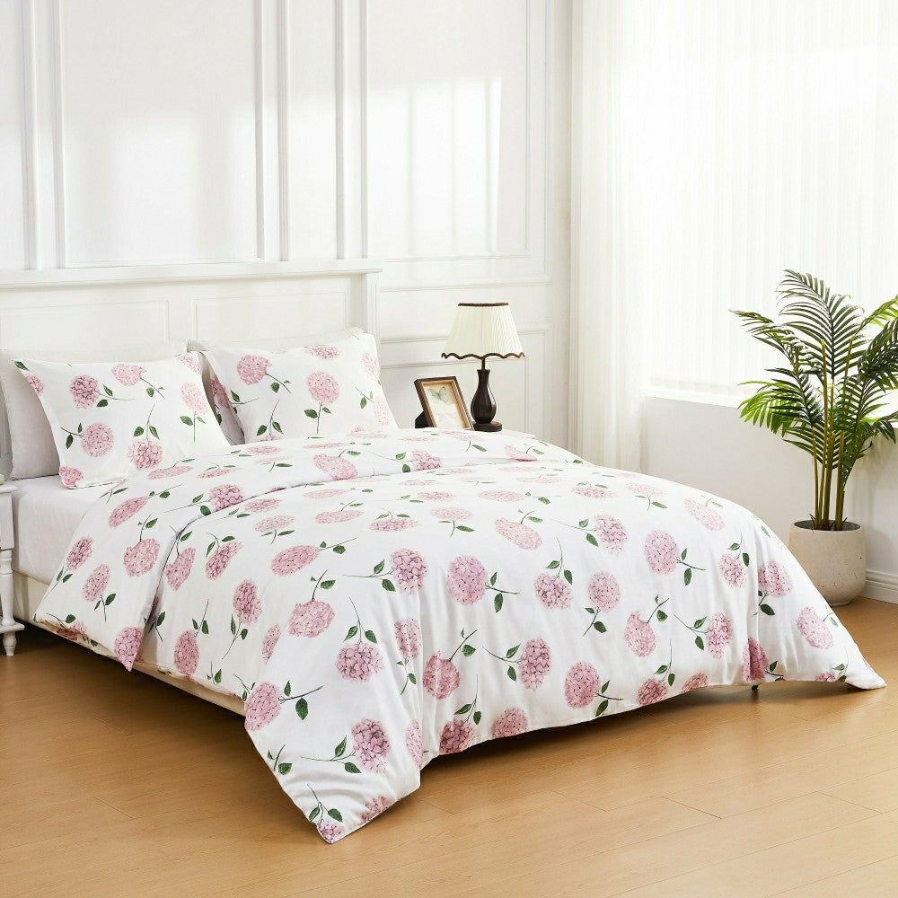 Hydrangea Printed Duvet Set | Plow & Hearth