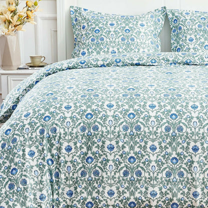 Arts & Crafts Floral Printed Duvet Set | Plow & Hearth