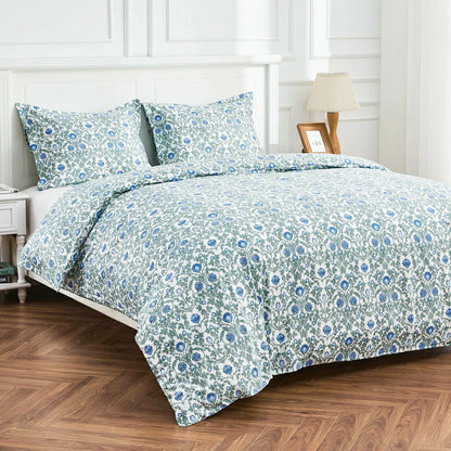 Arts & Crafts Floral Printed Duvet Set | Plow & Hearth