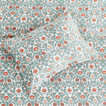 Arts & Crafts Floral Printed Duvet Set | Plow & Hearth