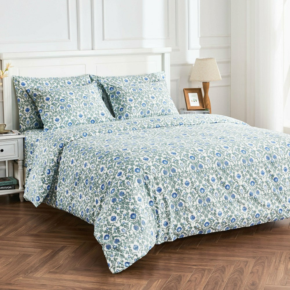 Arts & Crafts Floral Printed Duvet Set | Plow & Hearth