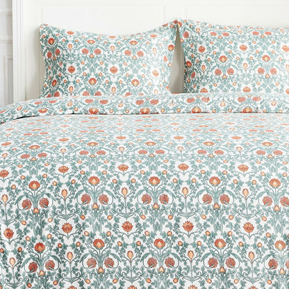 Arts & Crafts Floral Printed Duvet Set | Plow & Hearth