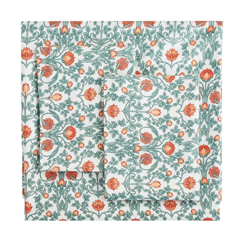 Arts & Crafts Floral Printed Duvet Set | Plow & Hearth