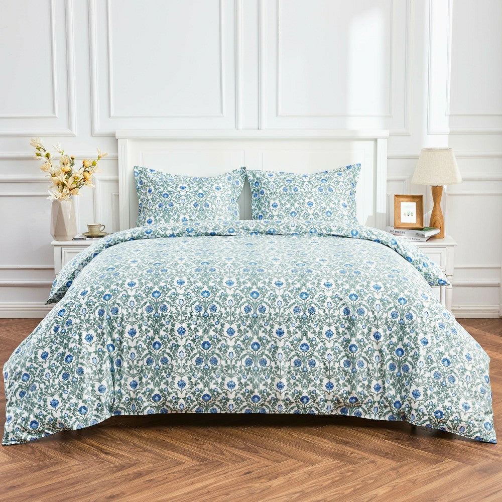 Arts & Crafts Floral Printed Duvet Set | Plow & Hearth