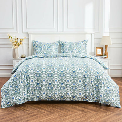 Arts & Crafts Floral Printed Duvet Set | Plow & Hearth
