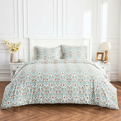 Arts & Crafts Floral Printed Duvet Set | Plow & Hearth