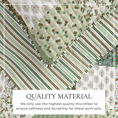 Damia Floral Patchwork Quilt Set | Plow & Hearth