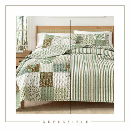 Damia Floral Patchwork Quilt Set | Plow & Hearth