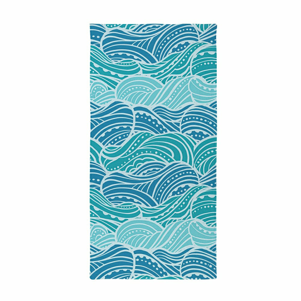 Make Waves Quick Dry Towel and Matching Carrying Case, 60" x 30" | Plow & Hearth